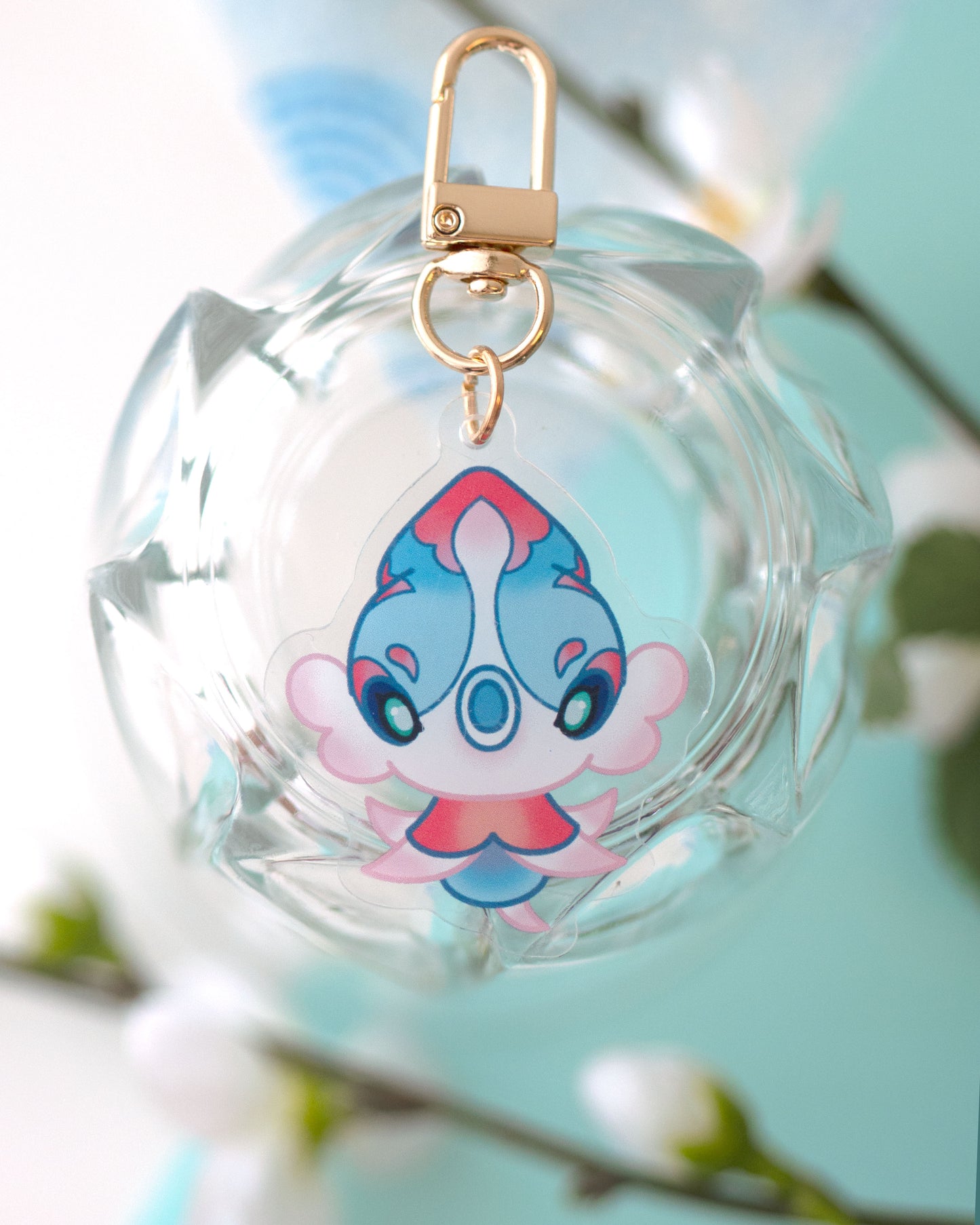 Bubbly Seahorse Acrylic keychain from fontaine