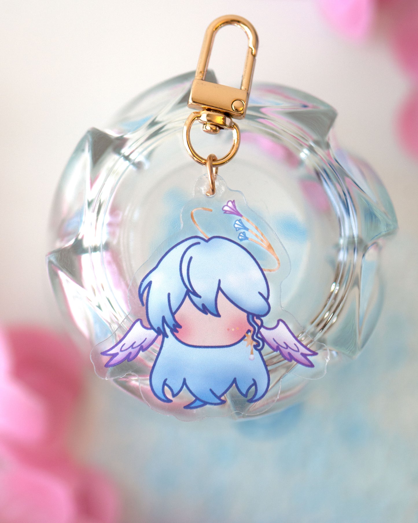 Robin Acrylic keychain