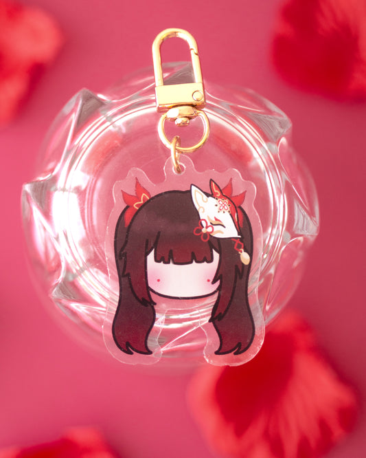 Sparkle Acrylic keychain